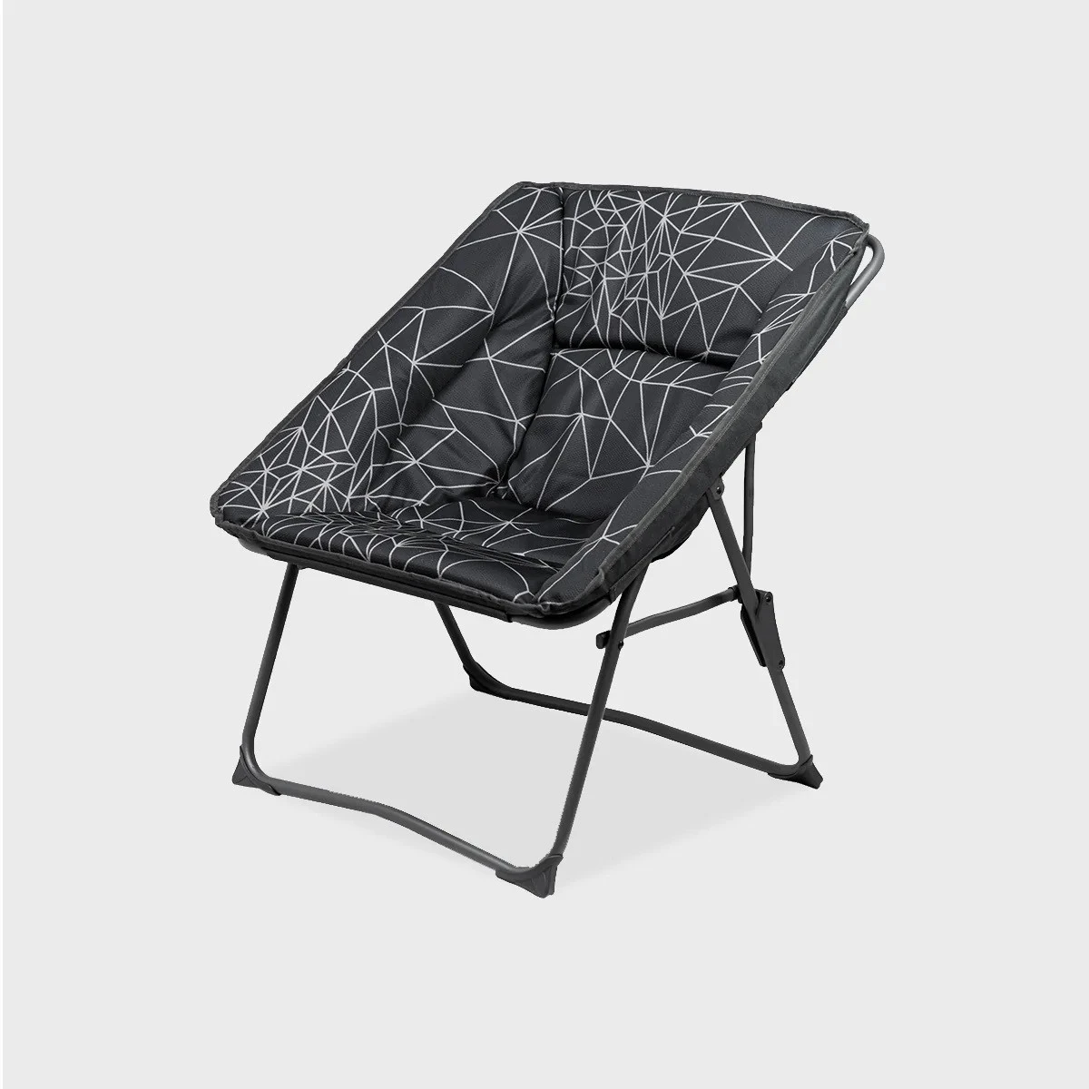 Portal Outdoor House Bilboa Luxury Folding Moon Style Chair Grey PT-CH-BILBAO-NIGHT 3 Portal Outdoor House Bilboa Luxury Folding Moon Style Chair Grey PT-CH-BILBAO-NIGHT