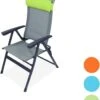 Portal Outdoor Ken Reclining Chair Grey With A Green Headrest And Stitching PT-CH-KEN-GN -Camping Haven Shop 51gy6 7x1ol. ac sl1200