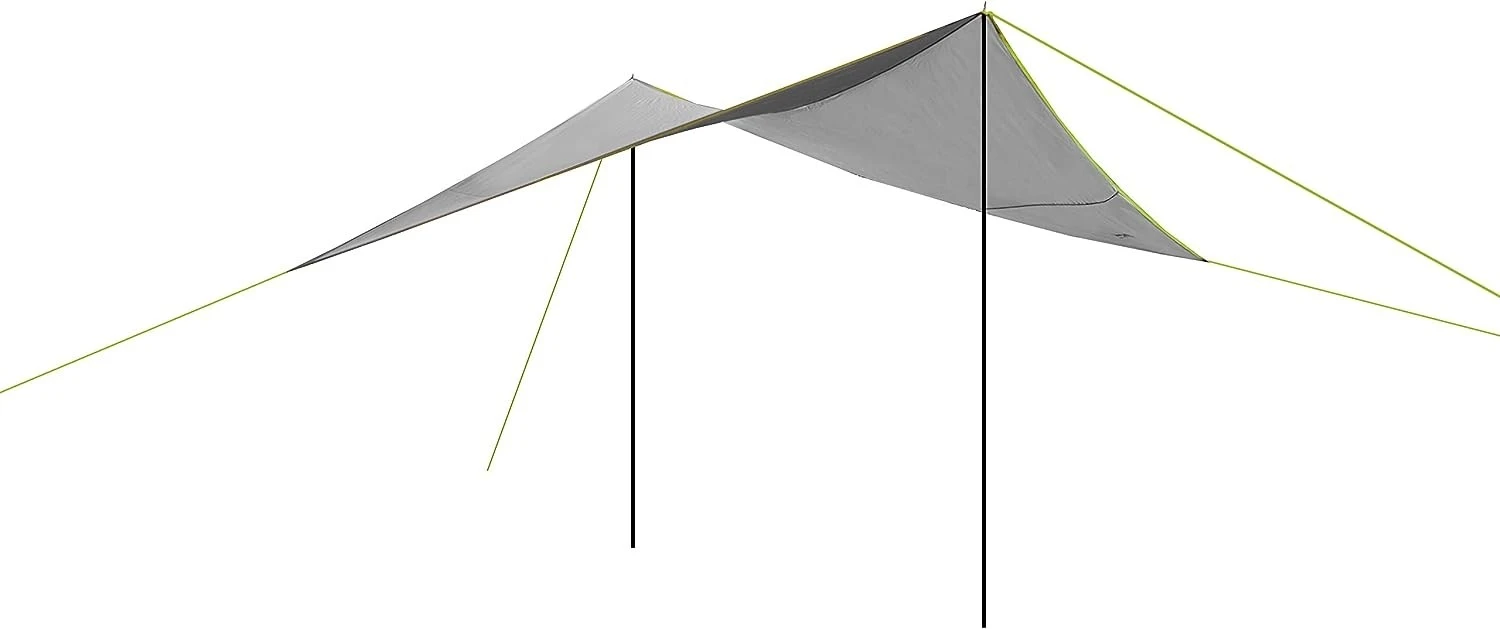Portal Outdoor Green/Silver Mesa Tarp Awning 3.5mx3.5m PT-TN-MESA-GN 4 Portal Outdoor Green/Silver Mesa Tarp Awning 3.5mx3.5m PT-TN-MESA-GN - Image 2