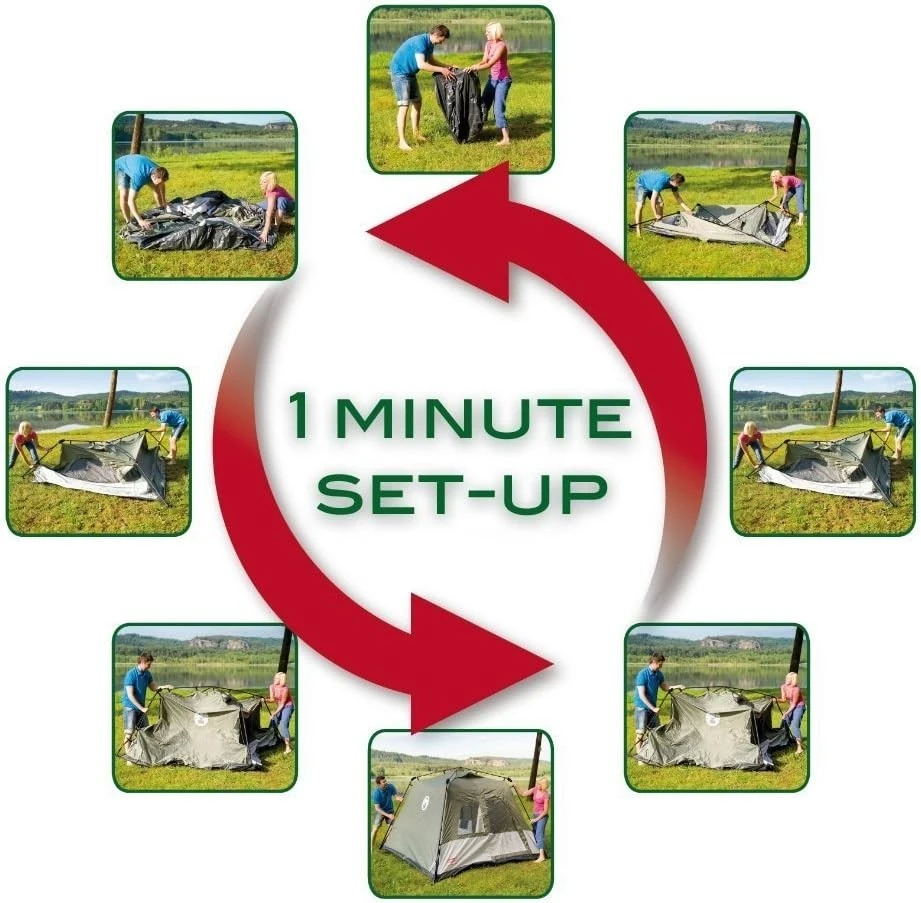 Coleman Instant Dome 5 Tent, 5 Person Tent 2000012694 5 Coleman Instant Dome 5 Tent, 5 Person Tent 2000012694 - Image 3