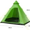 Summit Camping Festival 4 Person Hydrahalt Tipi Tent - GREEN 571046G 1 Summit Camping Festival 4 Person Hydrahalt Tipi Tent - GREEN 571046G -Camping Haven Shop 71n1darirxl. ac sl1500