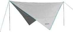 Portal Outdoor Blue/Silver Mesa Tarp Awning 3.5mx3.5m PT-TN-MESA-BL -Camping Haven Shop 71vj quarkl. ac sl1500