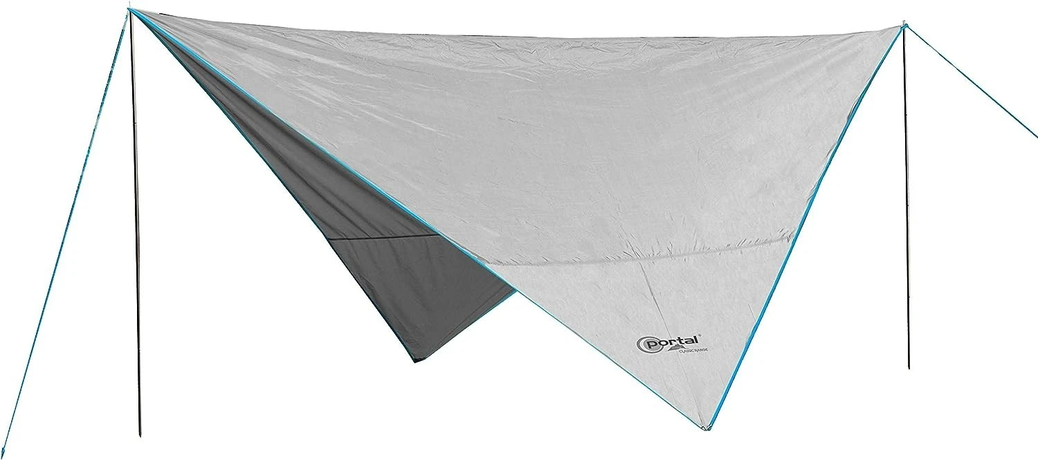 Portal Outdoor Blue/Silver Mesa Tarp Awning 3.5mx3.5m PT-TN-MESA-BL 6 Portal Outdoor Blue/Silver Mesa Tarp Awning 3.5mx3.5m PT-TN-MESA-BL - Image 4