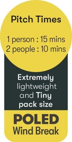 Quest Falcon 500 Windbreak Grey A1037 -Camping Haven Shop a1037 9 midsize