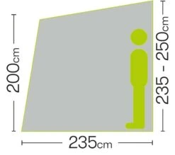 Quest Falcon Inflatable Air 220 Porch Awning A3500A -Camping Haven Shop a3500a 6 midsize 1