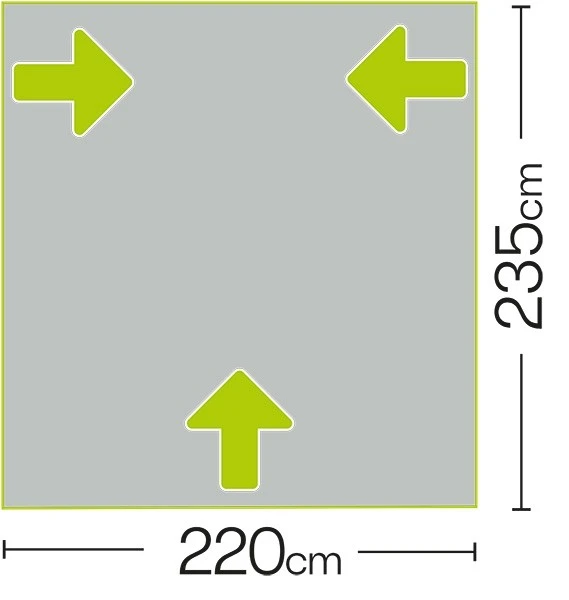Quest Falcon Inflatable Air 220 Porch Awning A3500A 7 Quest Falcon Inflatable Air 220 Porch Awning A3500A - Image 5