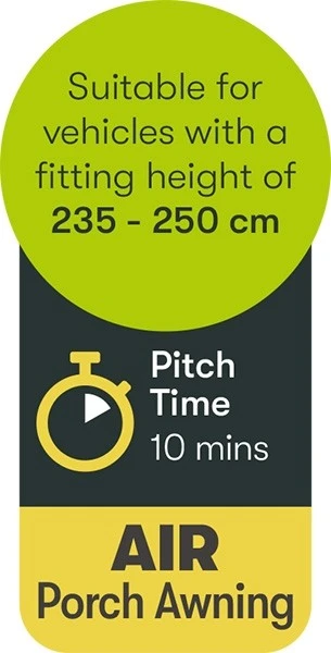 Quest Falcon Inflatable Air 220 Porch Awning A3500A 9 Quest Falcon Inflatable Air 220 Porch Awning A3500A - Image 7