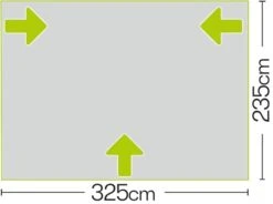 Quest Falcon 325 Poled Porch Awning A3502GY -Camping Haven Shop a3502 7 midsize