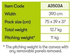Quest Falcon Inflatable Air 390 Porch Awning A3503A -Camping Haven Shop a3503a 10 midsize