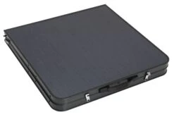 Quest Superlite Stow Folding Table Black 155102b F0112B