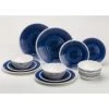 Flamefield Azure 12pc Melamine Essentials Set -Camping Haven Shop flamefieldazuremelamineset 1