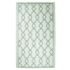 Leisurewize Vintage Outdoor Rug (Green/White) - 150cm X 250cm (Large)GW373