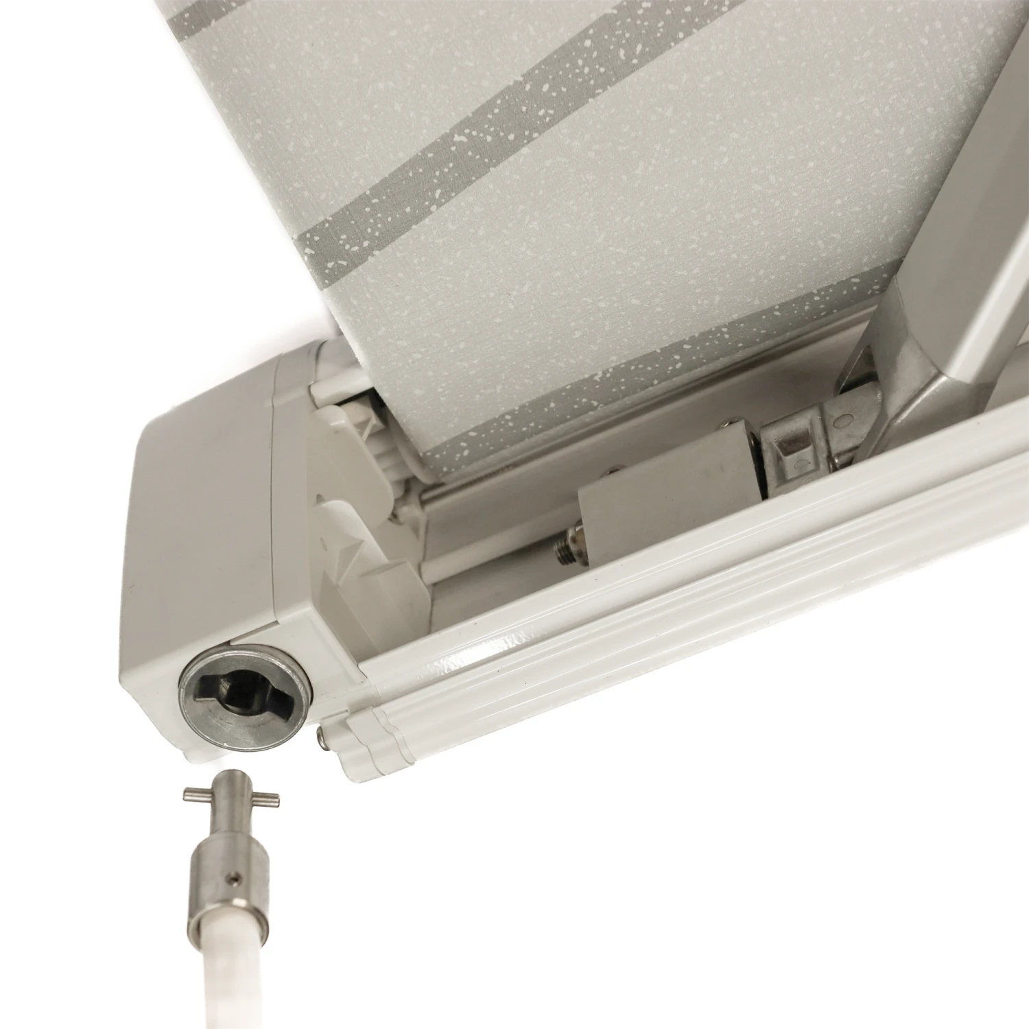 AVAILABLE INSTORE ONLY Gardenwize Full Aluminium Patio Cassette Awning Manual Wind Out Blind 500cm WIDE With A Projection Of 250cm Depth GW50250 9 AVAILABLE INSTORE ONLY Gardenwize Full Aluminium Patio Cassette Awning Manual Wind Out Blind 500cm WIDE With A Projection Of 250cm Depth GW50250 - Image 7