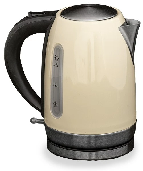 Quest Rocket Low Wattage Cream Stainless Steel Kettle (1.7L) K0035CR 3 Quest Rocket Low Wattage Cream Stainless Steel Kettle (1.7L) K0035CR