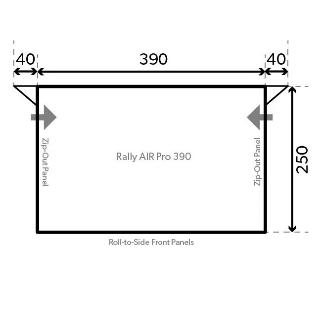 Dometic (Kampa) Rally 390 Pearl Grey AW0004 9120000037 2022 5 Dometic (Kampa) Rally 390 Pearl Grey AW0004 9120000037 2022 - Image 3