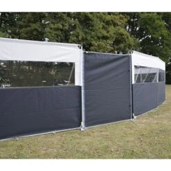 Kampa Dometic Pro Windbreak Door Panel WB0003 9120000358 -Camping Haven Shop kampaprowindbreakjoined3and5panelclose compressor 2