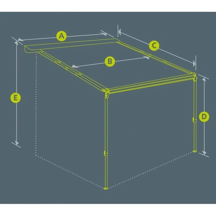 Kampa Revo-Zip Roll Out Awning 2019 10 Kampa Revo-Zip Roll Out Awning 2019 - Image 8