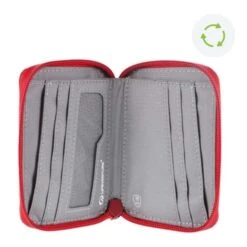 Lifeventure RFiD Bi-Fold Wallet 68725 Raspberry -Camping Haven Shop lifeventure68725rfidbifoldwalletraspberryopen