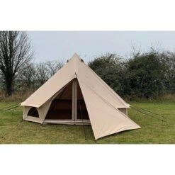 Quest Elite Bell Tent Signature 5 Metre A5001 17 Quest Elite Bell Tent Signature 5 Metre A5001 -Camping Haven Shop questbell4mwithdoortarp compressor 1