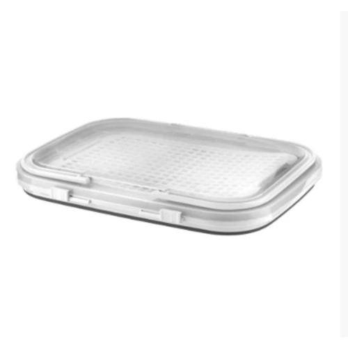 Quest Home+ Collapsible Siicone 9lt Picnic Basket Grey 65828 4 Quest Home+ Collapsible Siicone 9lt Picnic Basket Grey 65828 - Image 2