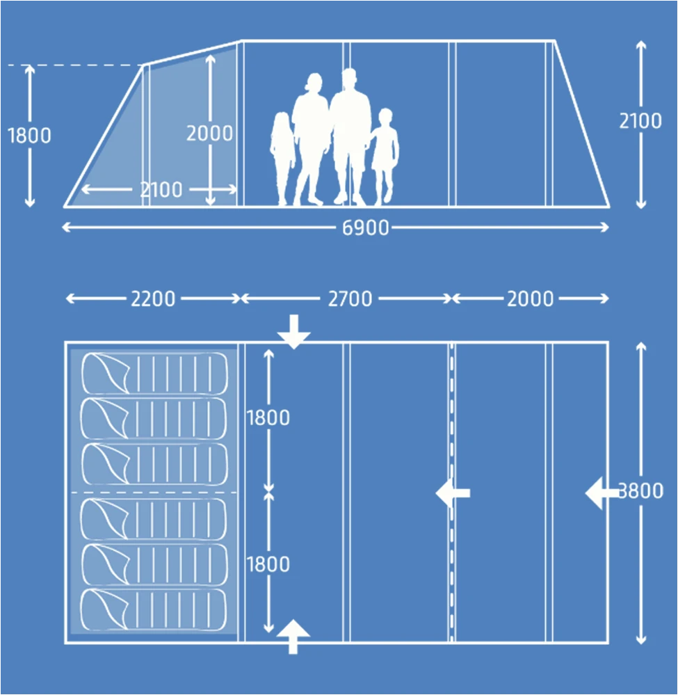 Kampa Hayling 6 AIR 9120001253 3 Kampa Hayling 6 AIR 9120001253