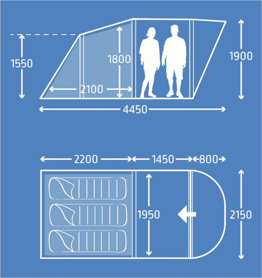 Kampa Brean 3 AIR 9120001256 3 Kampa Brean 3 AIR 9120001256