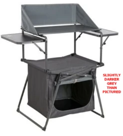 Royal Camping Compact Easy Up Kitchen Storage Unit Stand Inc Windshield R733