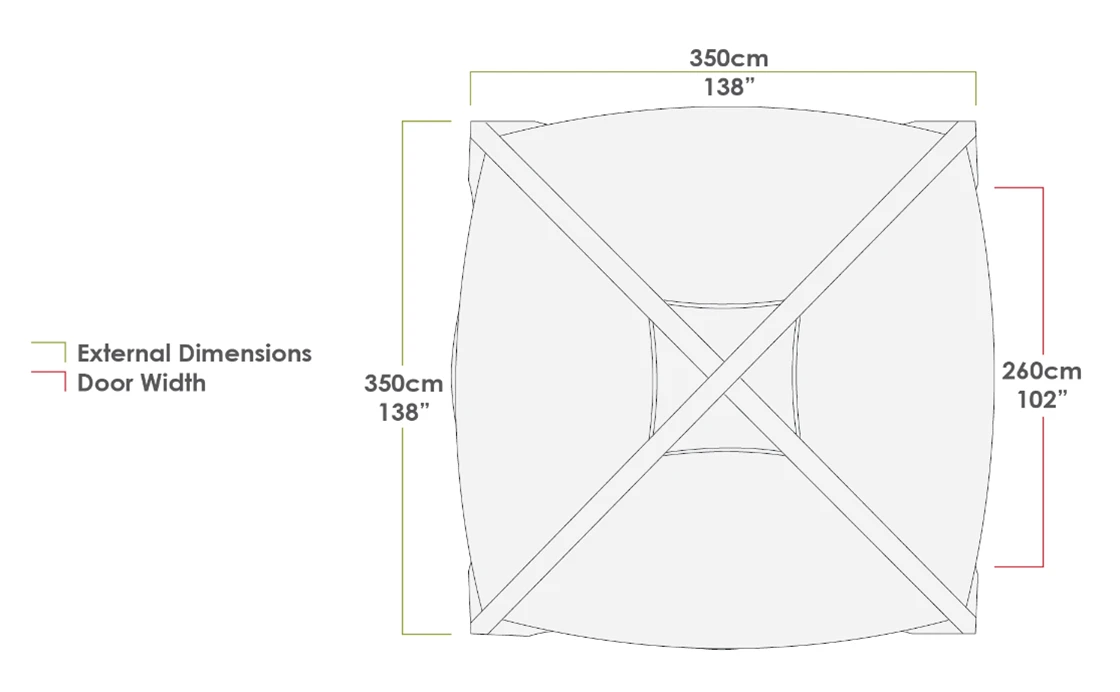 Zempire Aerobase 3 Inflatable Shelter Gazebo 350x350cm ZE-0160350-001 INC 1 WALL 5 Zempire Aerobase 3 Inflatable Shelter Gazebo 350x350cm ZE-0160350-001 INC 1 WALL - Image 3