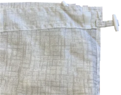 Kampa / Dometic Spare Set Of Curtains In Linear Design For Rally Air Pro 390 Plus Left Hand CE7182