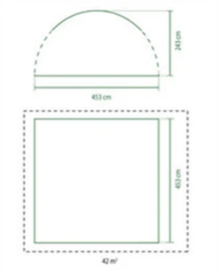 Coleman Event Dome XL UVGuard Sun Shelter Garden Camping Gazebo INC WALLS 2000025128 -Camping Haven Shop s l500 1 33