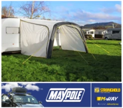 Pair Of Maypole Side Walls Panels For Outdoors Awning Air Sun Canopy For Caravans MP9530