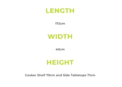 Zempire Kitchen Cupboards With Bag 172 X 40 X 79cm 7 Zempire Kitchen Cupboards With Bag 172 X 40 X 79cm -Camping Haven Shop s l500 1 29 1