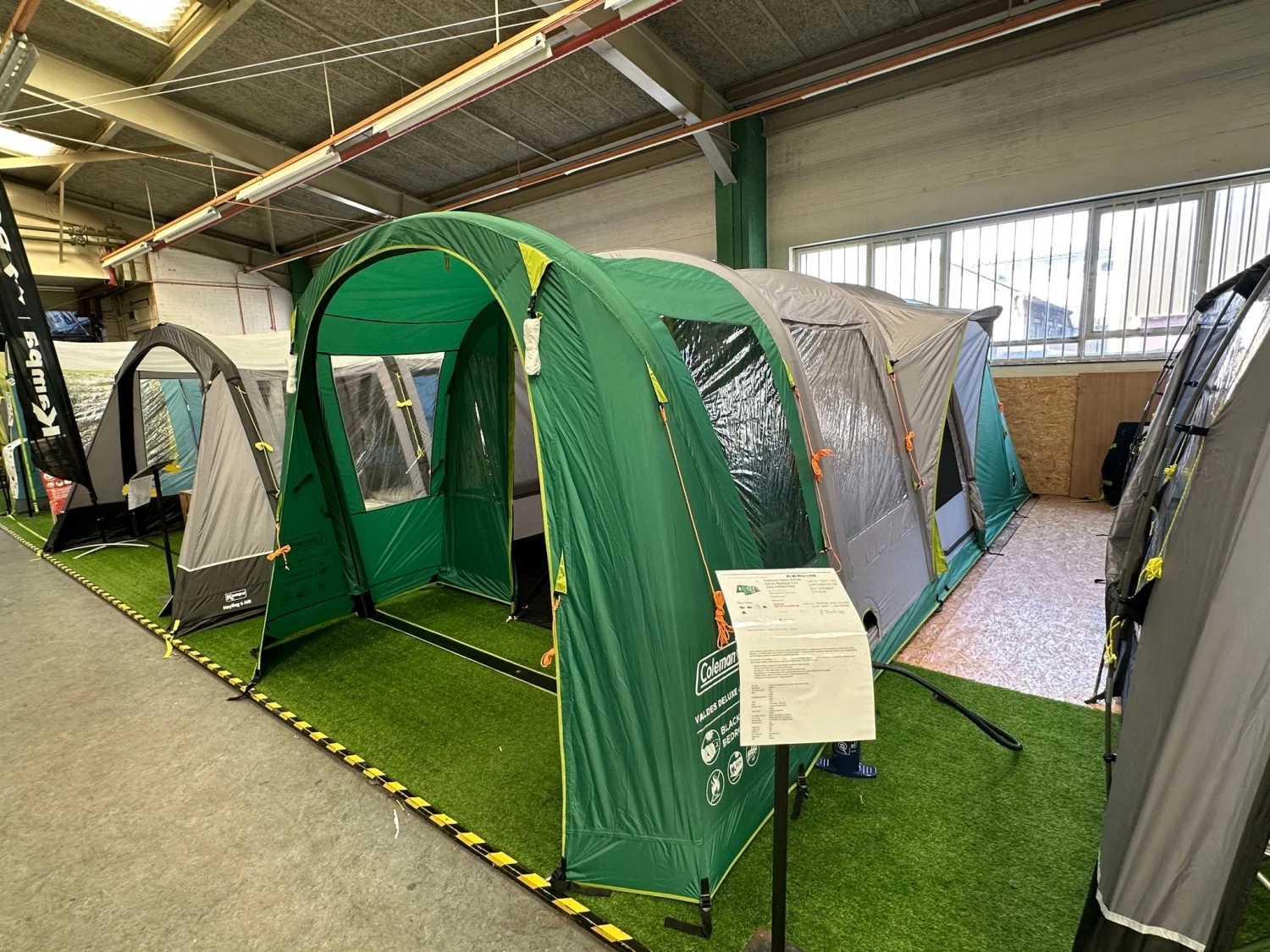 Coleman Valdes Deluxe 4xl Air Open Fronted Blackout Tent Package With Carpet And Groundsheet 2000037563 4 Coleman Valdes Deluxe 4xl Air Open Fronted Blackout Tent Package With Carpet And Groundsheet 2000037563 - Image 2