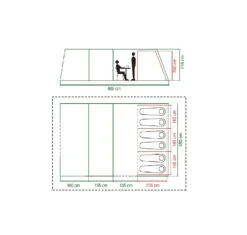 Coleman Weathermaster 6XL AIR TENT PACKAGE 2000035188 2023 27 Coleman Weathermaster 6XL AIR TENT PACKAGE 2000035188 2023 -Camping Haven Shop weathermaster 6xl floor plan 1